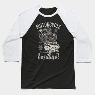 Motorcycle Full Speed Engine Tazzum Baseball T-Shirt